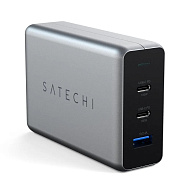 Сетевое зарядное устройство Satechi Compact GaN Charger 100W Type-C PD (серый)