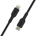 Кабель Belkin BoostCharge USB-C to Lightning Cable (1м, черный)