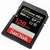 Карта памяти SanDisk Extreme Pro SDXC UHS-II U3 (128 ГБ, черный)