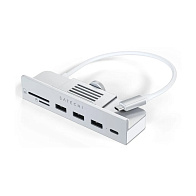 Хаб Satechi Aluminum USB-C Clamp Hub (для iMac 24'', серебристый)