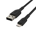 Кабель Belkin BoostCharge USB-A Braided Cable with Lightning Connector (1М, черный)