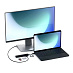 Адаптер Satechi Type-C Slim Multiport with Ethernet Adapter (черный)