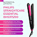 Выпрямитель для волос Philips StraightCare Essential BHS375/00 (черный/розовый)