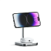 Беспроводное зарядное устройство-подставка Satechi Magnetic 2-in-1 Wireless Charging Stand (серый космос)