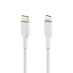 Кабель Belkin BoostCharge USB-C to Lightning Cable (1м, белый)