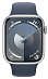 Умные часы Apple Watch Series 9 GPS Silver Aluminium Case with Storm Blue Sport Band M/L (45mm, синий)
