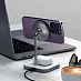 Беспроводное зарядное устройство-подставка Satechi Magnetic 2-in-1 Wireless Charging Stand (серый космос)