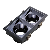 Рамка для встраиваемого светильника Yeelight Pro U (двойная, квадратная, черный)