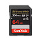 Карта памяти SanDisk Extreme Pro (64 ГБ, черный)