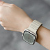 Ремешок для часов SwitchEasy MAW245078SI22 Skin Silicone Magnetic Watch Band (для Apple Watch 42/44/45mm, бежевый)