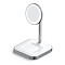 Беспроводное зарядное устройство-подставка Satechi Magnetic 2-in-1 Wireless Charging Stand (серый космос)