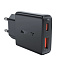 Зарядное устройство ACEFAST A69 PD30W GaN (USB-A+USB-C) ultra-thin charger (EU, черный)