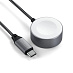Беспроводное магнитное зарядное устройство Satechi USB-C Magnetic Charging Cable (для Apple Watch, серый)
