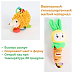 Развивающая игрушка ''Ёжик и кролик-морковка''