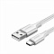 Кабель UGREEN US287 USB-A 2.0 to USB-C (1 м, белый)