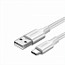 Кабель UGREEN US287 USB-A 2.0 to USB-C (1 м, белый)