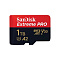 Карта памяти SanDisk Extreme Pro microSDXC (1 ТБ, черный/красный)