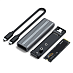Внешний корпус Satechi USB-C NVME AND SATA SSD ENCLOSURE (серый)