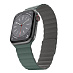 Ремешок для часов SwitchEasy MAW245078PG22 Skin Silicone Magnetic Watch Band (для Apple Watch 42/44/45mm, зеленый)