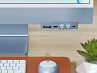 Хаб Satechi Aluminum USB-C Clamp Hub (для iMac 24'', голубой)