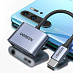 Адаптер UGREEN CM231 USB-C to 3.5mm Audio Adapter with PD (серый)