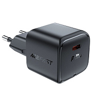 Зарядное устройство ACEFAST A77 mini PD30W GaN USB-C charger (EU, черный)