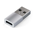 Адаптер Satechi USB Type-A to Type-C (серебристый)