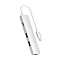 Адаптер Satechi Slim Aluminum Type-C Multi-Port Adapter with Type-C Charging Port (серебристый)