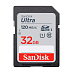 Карта памяти SanDisk Ultra SDHC (32 ГБ, черный)