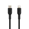 Кабель Belkin BoostCharge USB-C Braided Cable with Lightning Connector (2М, черный)