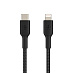 Кабель Belkin BoostCharge USB-C Braided Cable with Lightning Connector (2М, черный)