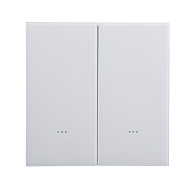 Выключатель Yeelight Pro E20 (N+L or L, проводной, 2 клавиши, белый)