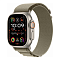 Умные часы Apple Watch Ultra 2 GPS + Cellular Titanium Case with Olive Alpine Loop (49mm, S, оливковый)