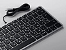 Клавиатура проводная Satechi Slim W1 USB-C ST-UCSW1M-RU (серый)