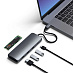 Адаптер Satechi USB-C Hybrid Multiport Adapter with SSD Enclosure (серый)