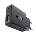 Зарядное устройство ACEFAST A69 PD30W GaN (USB-A+USB-C) ultra-thin charger (EU, черный)
