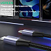 Кабель UGREEN US535 USB-C to USB-C 240WPD Fast Charging Cable (1м, серый)