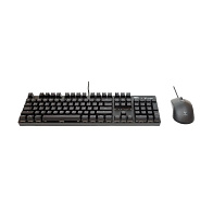 Игровой проводной механический комплект клавиатура+мышь Rapoo V150S (черный)