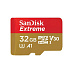 Карта памяти SanDisk Extreme microSDHC UHS-I (32 ГБ, золотой/красный)