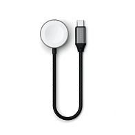 Зарядный кабель Satechi USB-C Magnetic Fast-Charging Cable (для Apple Watch, серый)
