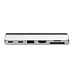 Хаб двойной Satechi Dual USB-C Hub For Surface Pro 9 (серебристый)