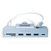 Хаб Satechi Aluminum USB-C Clamp Hub (для iMac 24'', голубой)