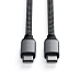 Кабель Satechi USB-C to USB-C 100W (2м, серый космос)