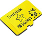 Карта памяти SanDisk microSDXC UHS-I (256 ГБ, для Nintendo Switch, желтый)