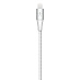 Кабель Belkin BoostCharge USB-C Braided Cable with Lightning Connector (2М, белый)