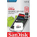 Карта памяти SanDisk Ultra microSDHC (32 ГБ, белый/серый)