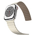 Ремешок для часов SwitchEasy MAW245078SI22 Skin Silicone Magnetic Watch Band (для Apple Watch 42/44/45mm, бежевый)