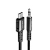 Аудиокабель ACEFAST C1-08 USB-C to 3.5mm (черный)