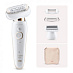 Эпилятор Braun Silk-epil 9 Flex SES 9002 (белый/золотой)