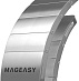 Ремешок для часов из нержавеющей стали SwitchEasy MAW801044SV22 Maestro-M Mag Stainless Steel Watch Loop (для Apple Watch 38/40/41mm, серебристый)